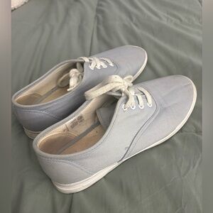 Light Blue Canvas Sneakers